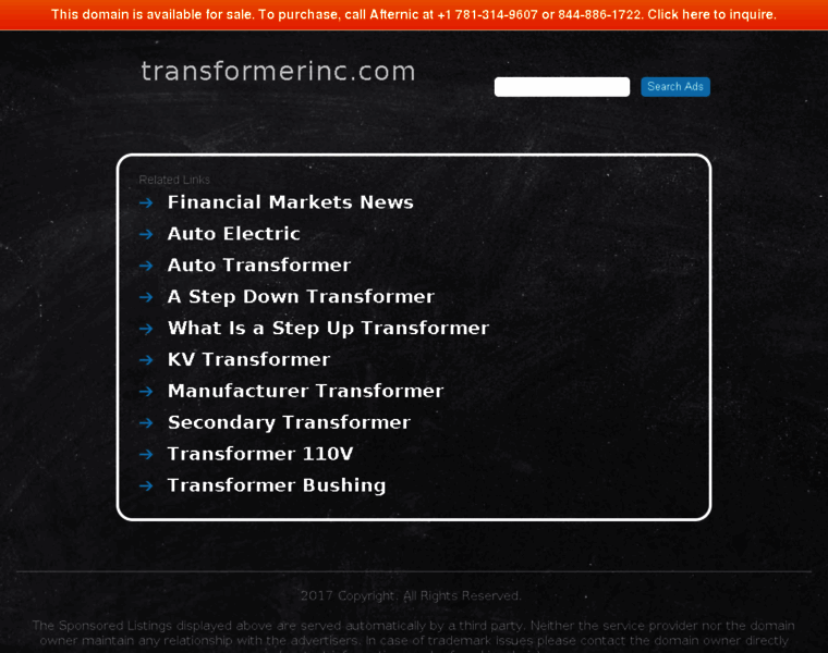 Transformerinc.com thumbnail
