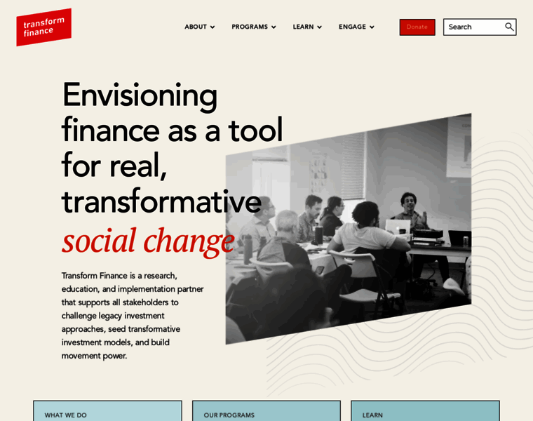 Transformfinance.org thumbnail