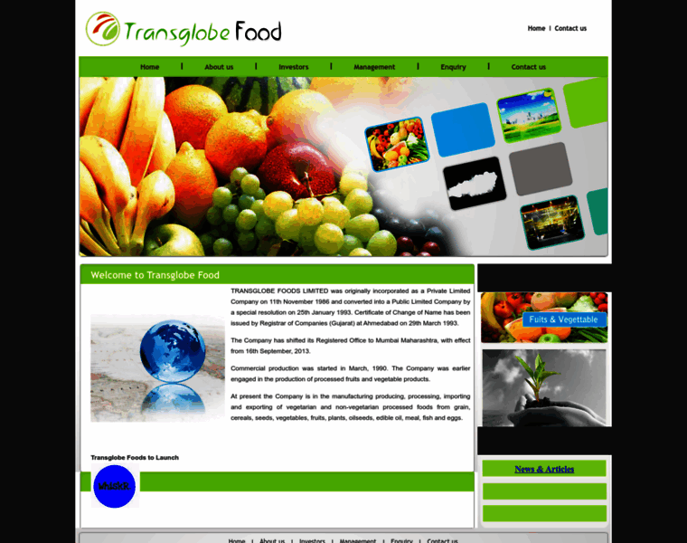 Transglobefoods.com thumbnail
