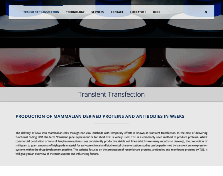 Transient-transfection.com thumbnail