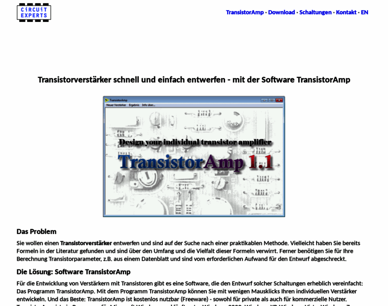 Transistoramp.de thumbnail