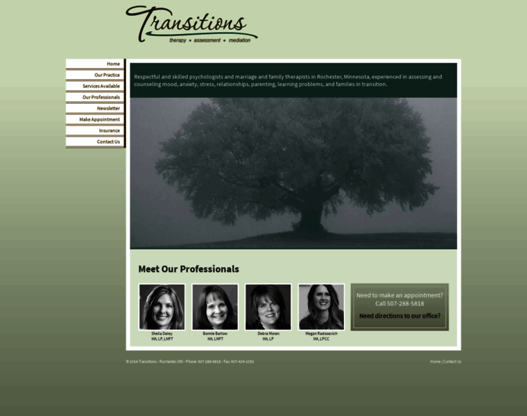 Transitionstherapies.com thumbnail