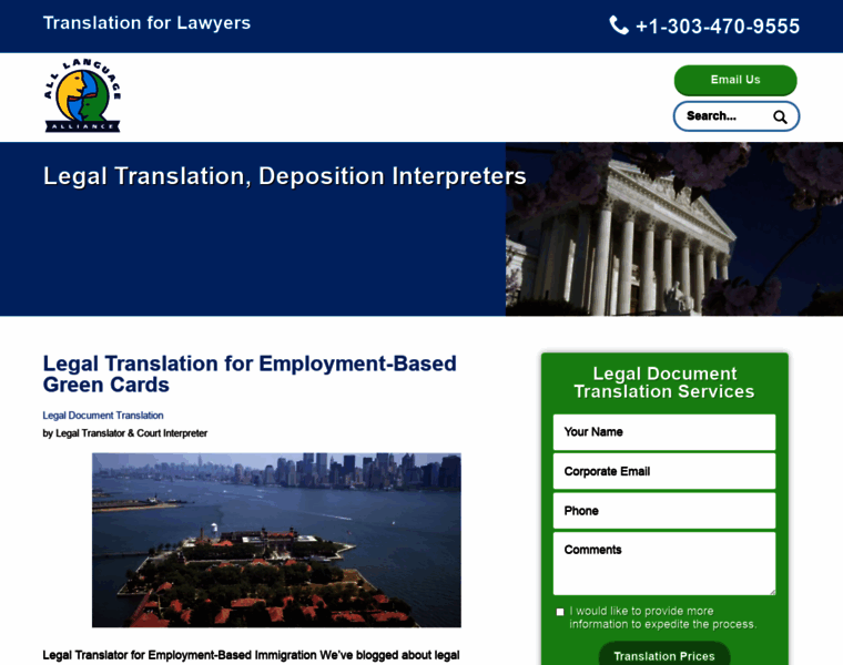 Translationforlawyers.com thumbnail