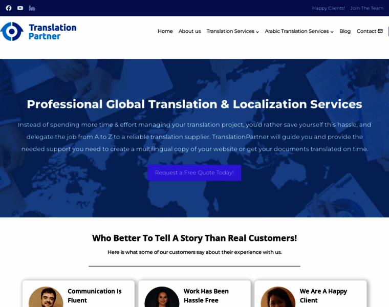 Translationpartner.com thumbnail