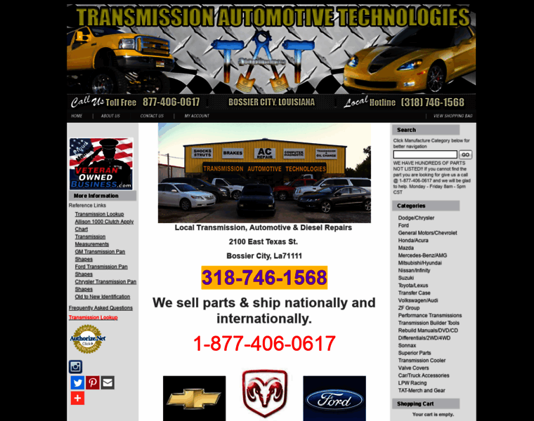 Transmissiontechnologies.com thumbnail
