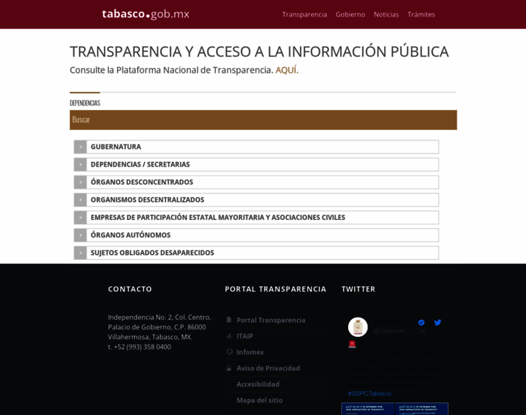 Transparencia.tabasco.gob.mx thumbnail