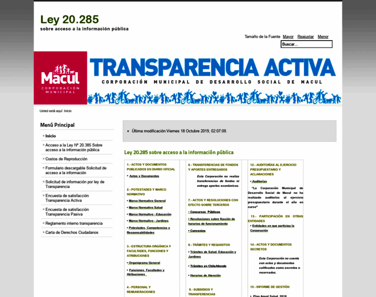 Transparenciacorpomunimacul.cl thumbnail