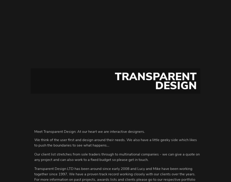 Transparentdesign.co.uk thumbnail