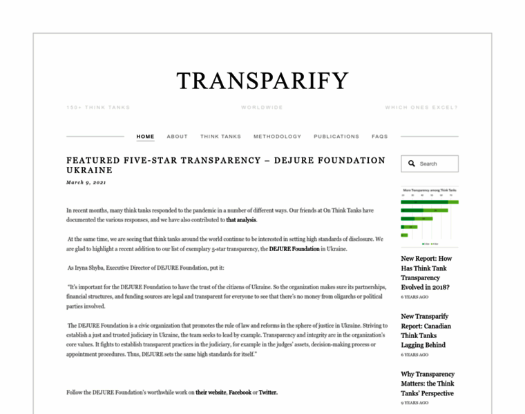 Transparify.org thumbnail