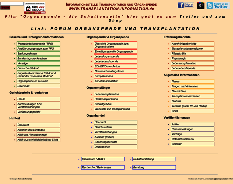 Transplantation-information.de thumbnail