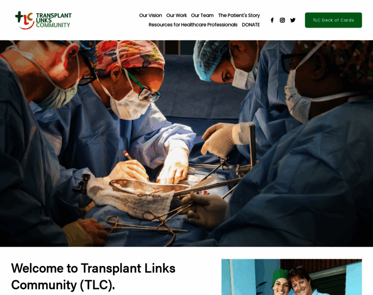 Transplantlinks.org thumbnail