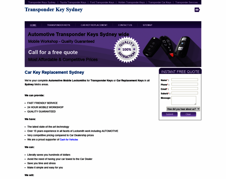 Transponderkeysydney.com.au thumbnail