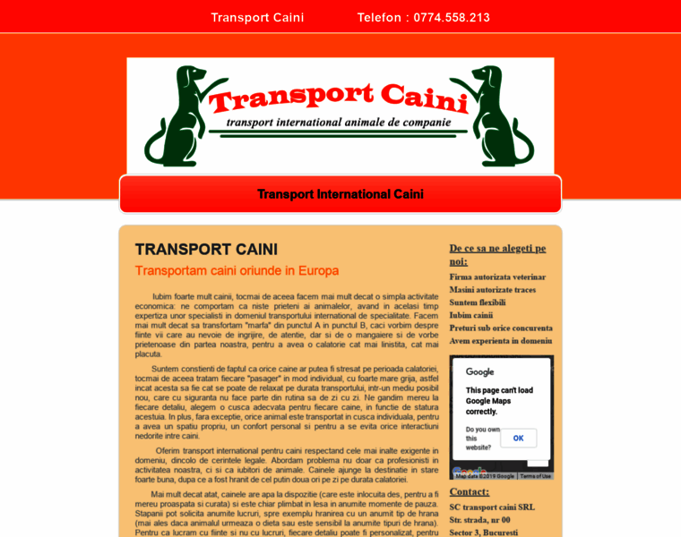 Transportcaini.info thumbnail