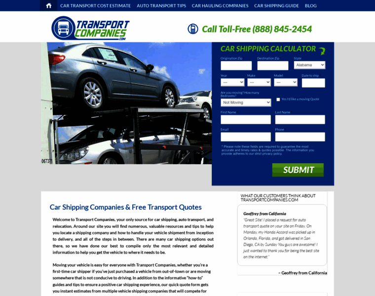 Transportcompanies.com thumbnail