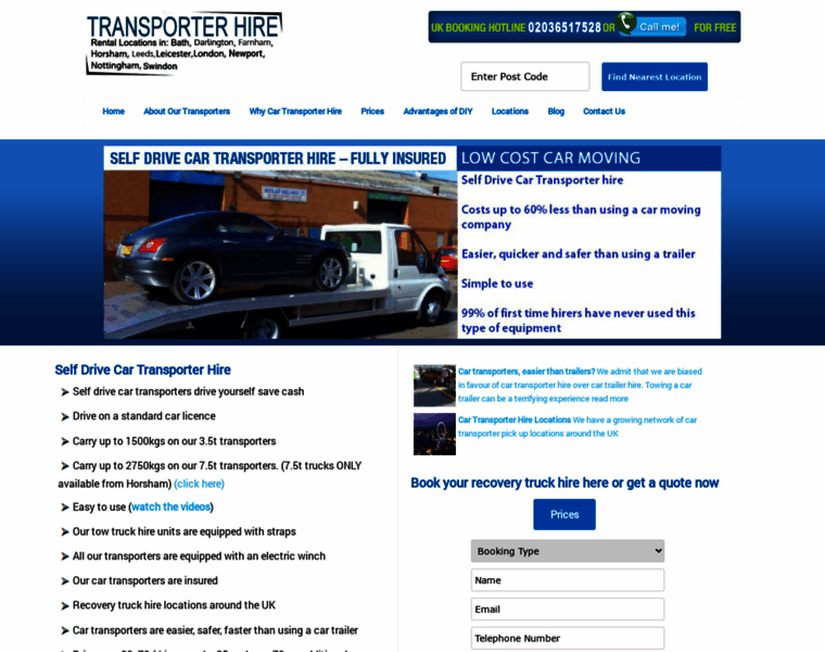 Transporterhire.co.uk thumbnail