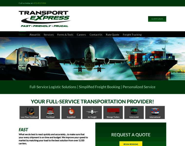 Transportexpress.com thumbnail