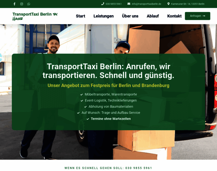 Transporttaxiberlin.de thumbnail