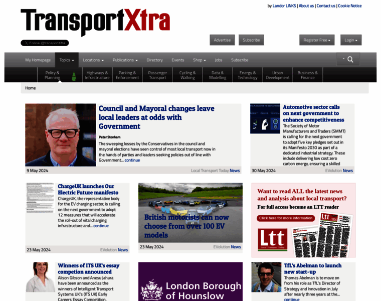 Transportxtra.com thumbnail