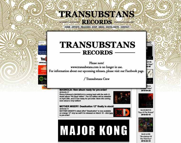 Transubstans.com thumbnail