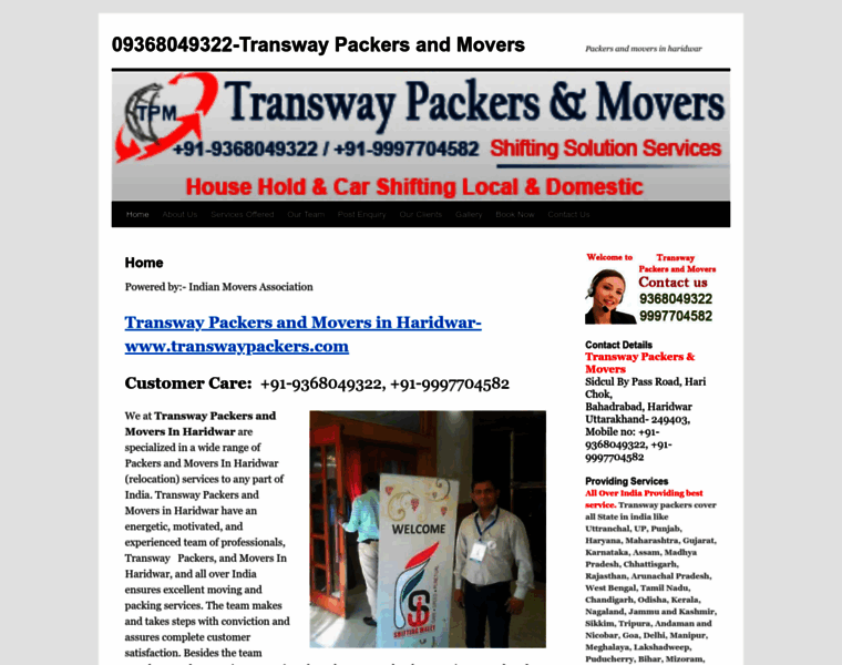 Transwaypackers.com thumbnail
