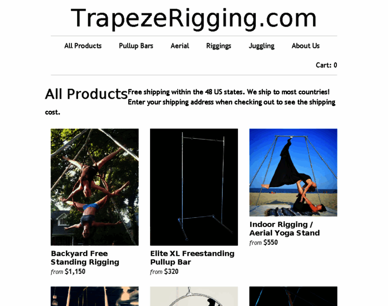Trapezerigging.com thumbnail