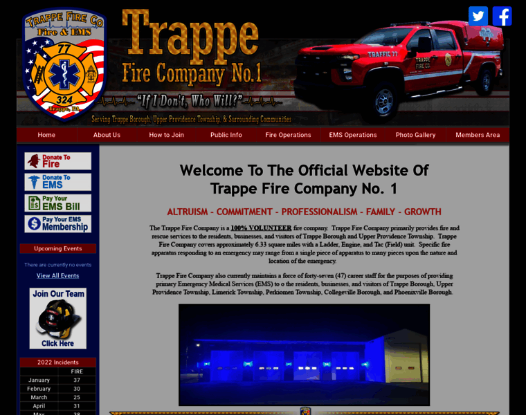 Trappefire.org thumbnail
