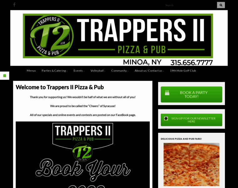 Trappers2pizza.com thumbnail