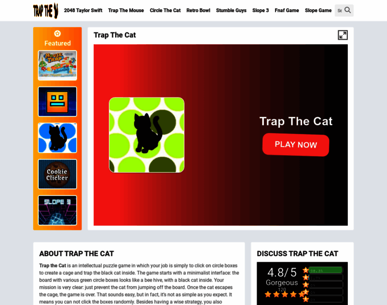 Trapthecat.net thumbnail