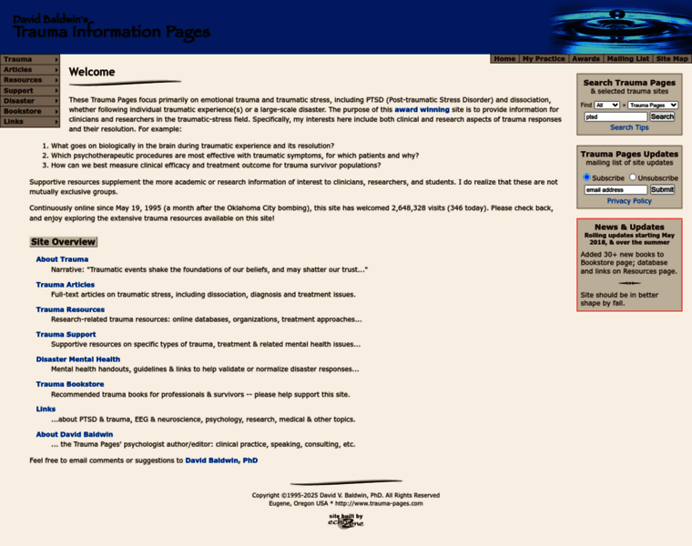 Trauma-pages.com thumbnail