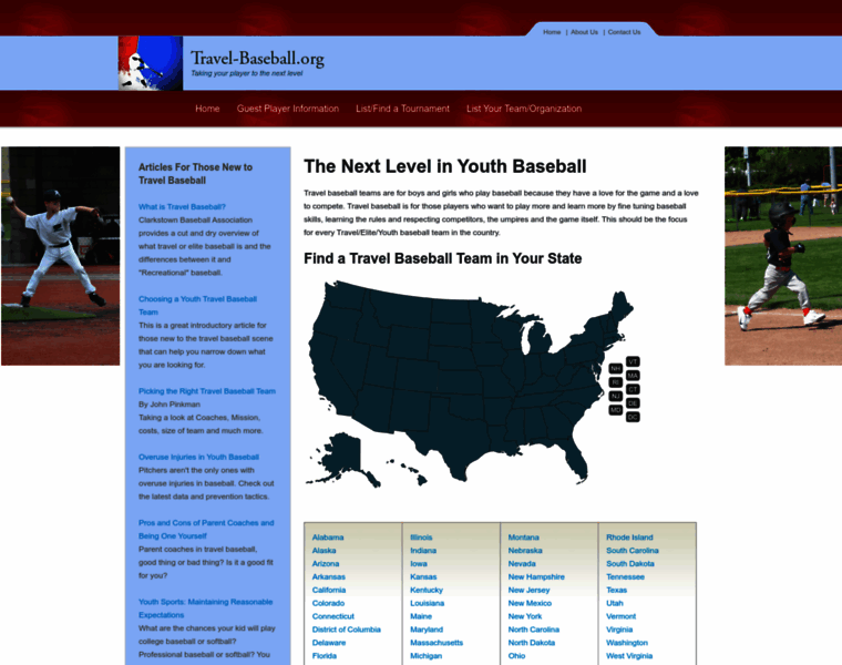 Travel-baseball.org thumbnail