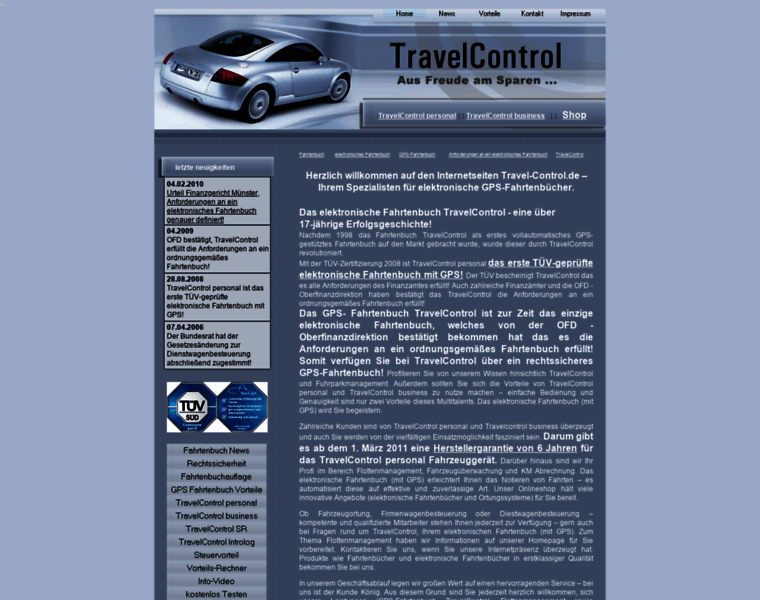 Travel-control.de thumbnail