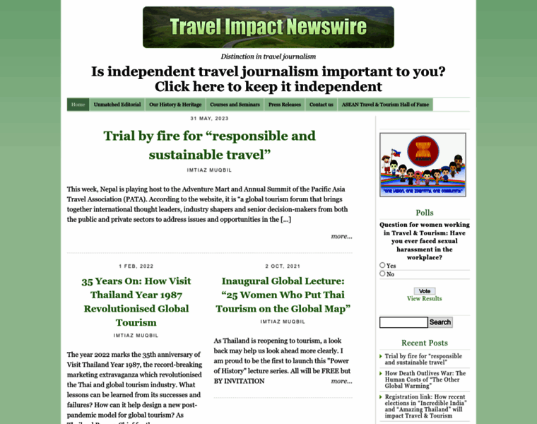 Travel-impact-newswire.com thumbnail