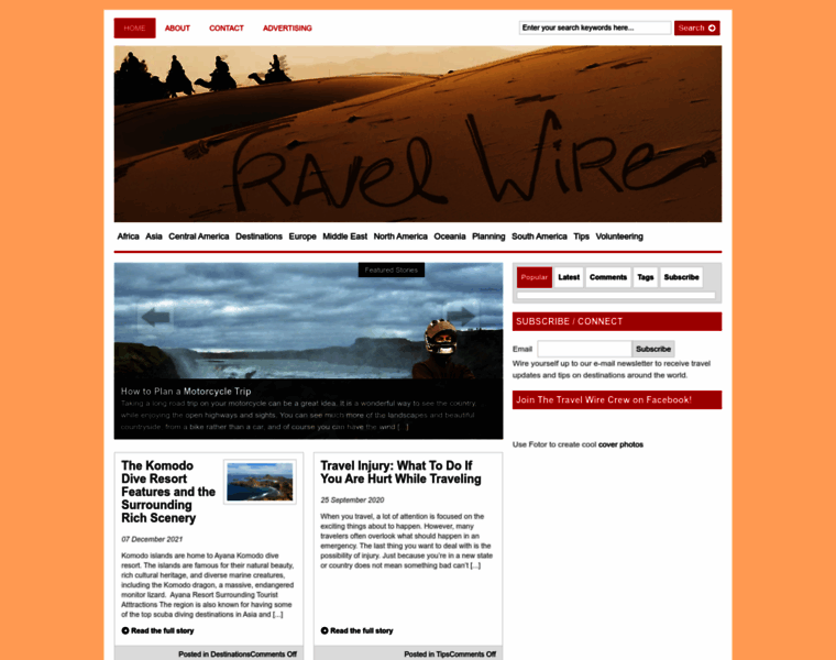 Travel-wire.com thumbnail