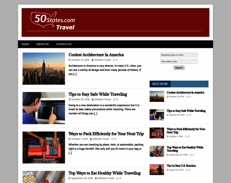 Travel.50states.com thumbnail