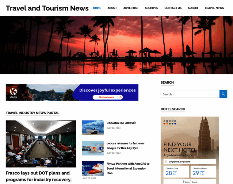 Travelandtourismnews.com thumbnail