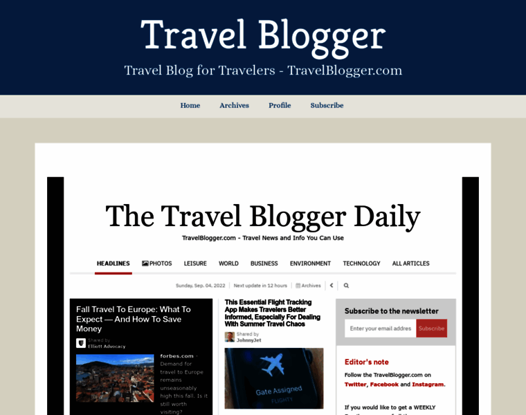 Travelblogger.com thumbnail
