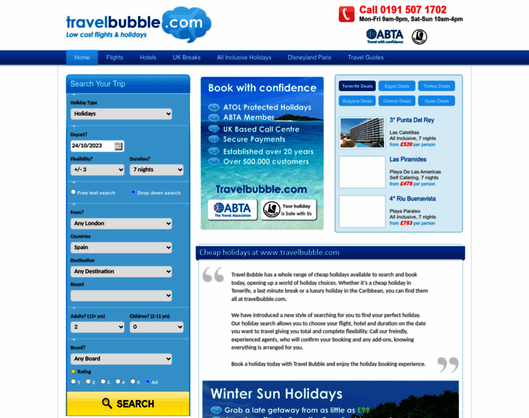 Travelbubble.com thumbnail
