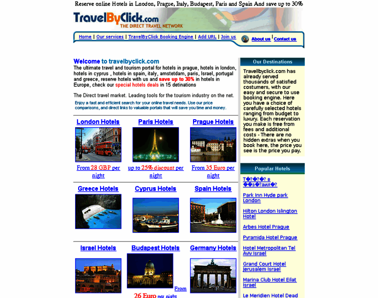 Travelbyclick.com thumbnail