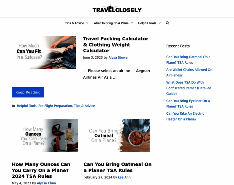 Travelclosely.com thumbnail