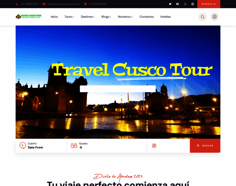 Travelcuscotours.com thumbnail