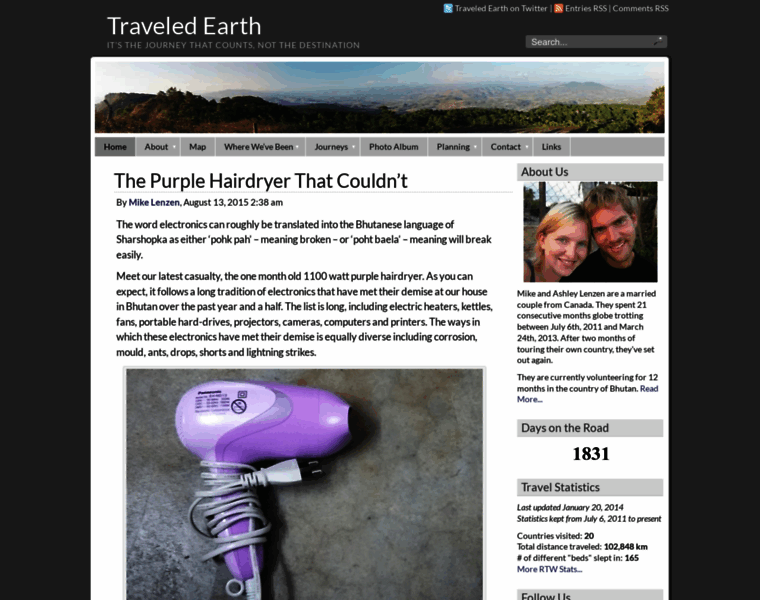 Traveledearth.com thumbnail
