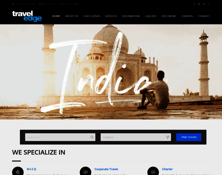 Traveledgeindia.com thumbnail