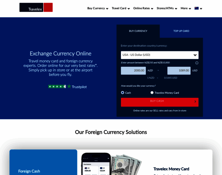 Travelex.co.nz thumbnail