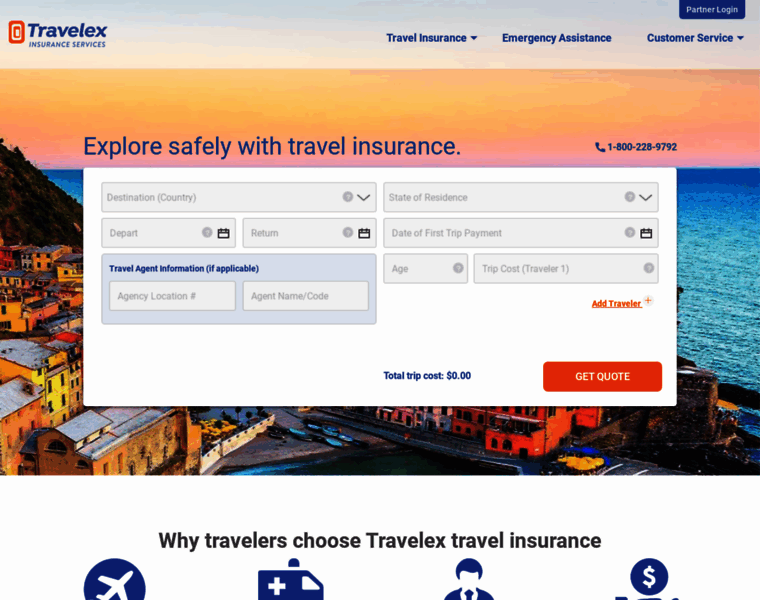 Travelexinsurance.com thumbnail