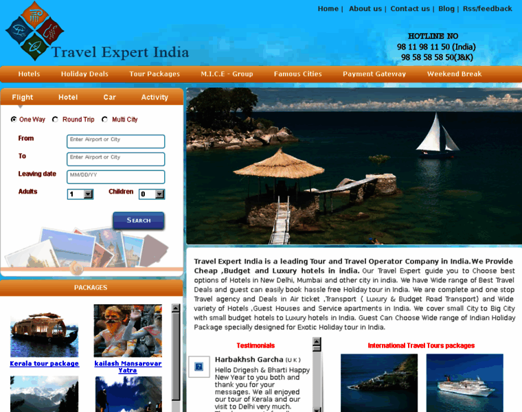 Travelexpertindia.com thumbnail