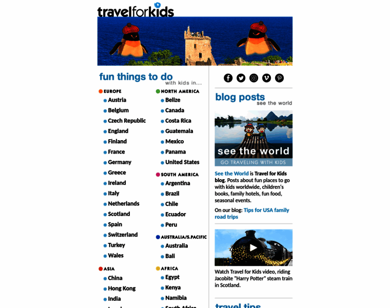 Travelforkids.com thumbnail