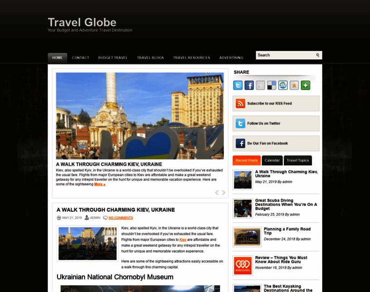 Travelglobe.org thumbnail