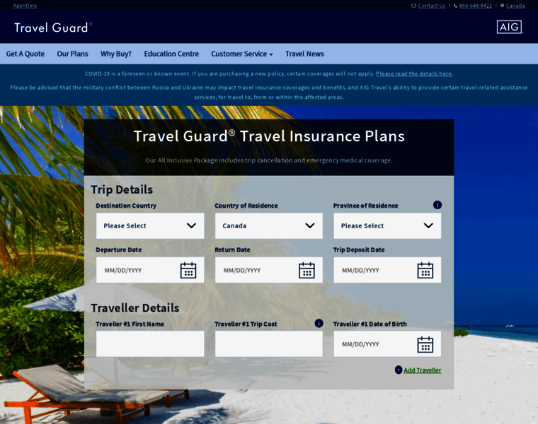 Travelguard.ca thumbnail
