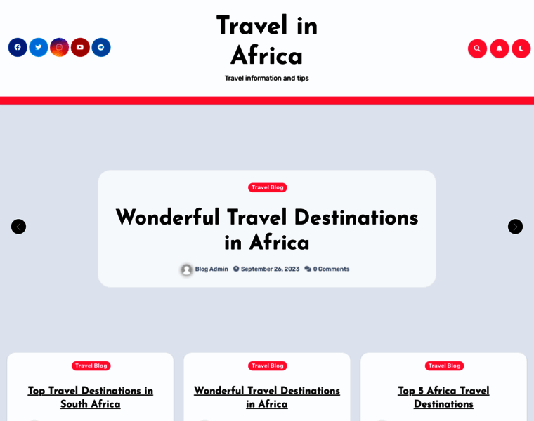 Travelinafrica.co.za thumbnail