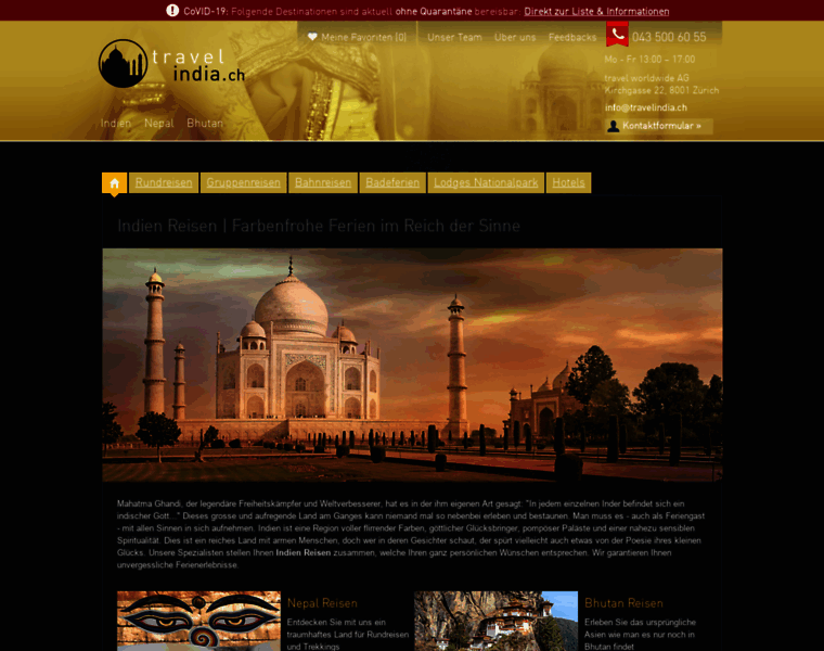 Travelindia.ch thumbnail
